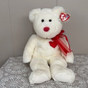 Ty Valentino Beanie Buddy plush bear
